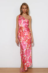 She Is Beauty Midi Dress Pink