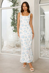 Secret Garden Girl Maxi Dress White