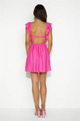 Serene Sunshine Mini Dress Pink