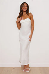 Sunset Party Maxi Dress White
