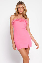 Soft Glam Mini Dress Pink
