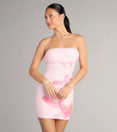 Hilary Tropical Floral Bead Mini Dress