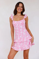 Sun Is Shining Mini Dress Pink