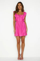 Serene Sunshine Mini Dress Pink