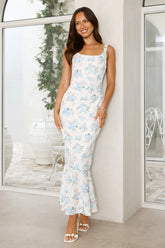 Secret Garden Girl Maxi Dress White