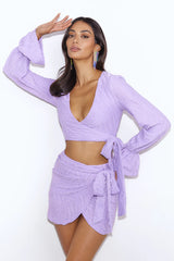 Seen First Mini Skirt Purple