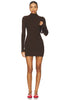 Date Night Ribbed Knit Mini Dress