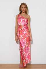 She Is Beauty Midi Dress Pink