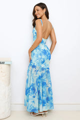 Stars Before Sunrise Maxi Dress Blue