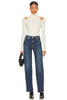 Harper Mid Rise Straight Jeans