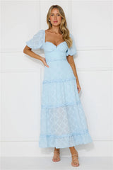 Show My Love Maxi Dress Blue