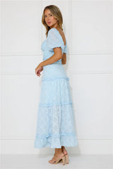 Show My Love Maxi Dress Blue