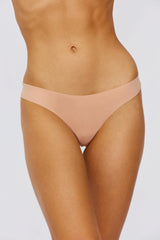 UNDERCOVER Style Helpers Seamless High Cut Thong Latte 3 Pack