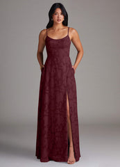 Moira Wine Maxi Dress