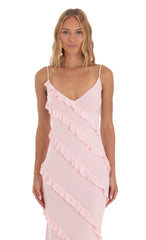 Ruffle Maxi Dress