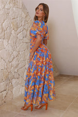 She Is Everything Maxi Dress Blue