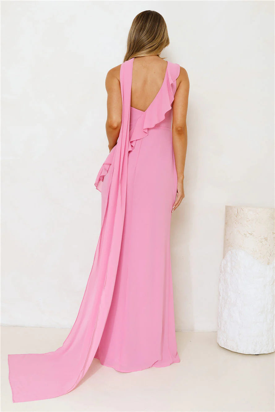 She's Prestigious Maxi Dress Pink