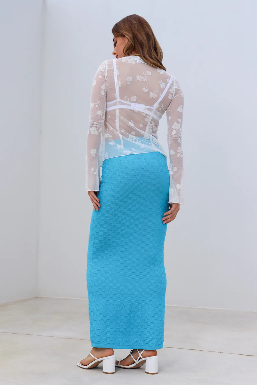 Show It Mesh Top White