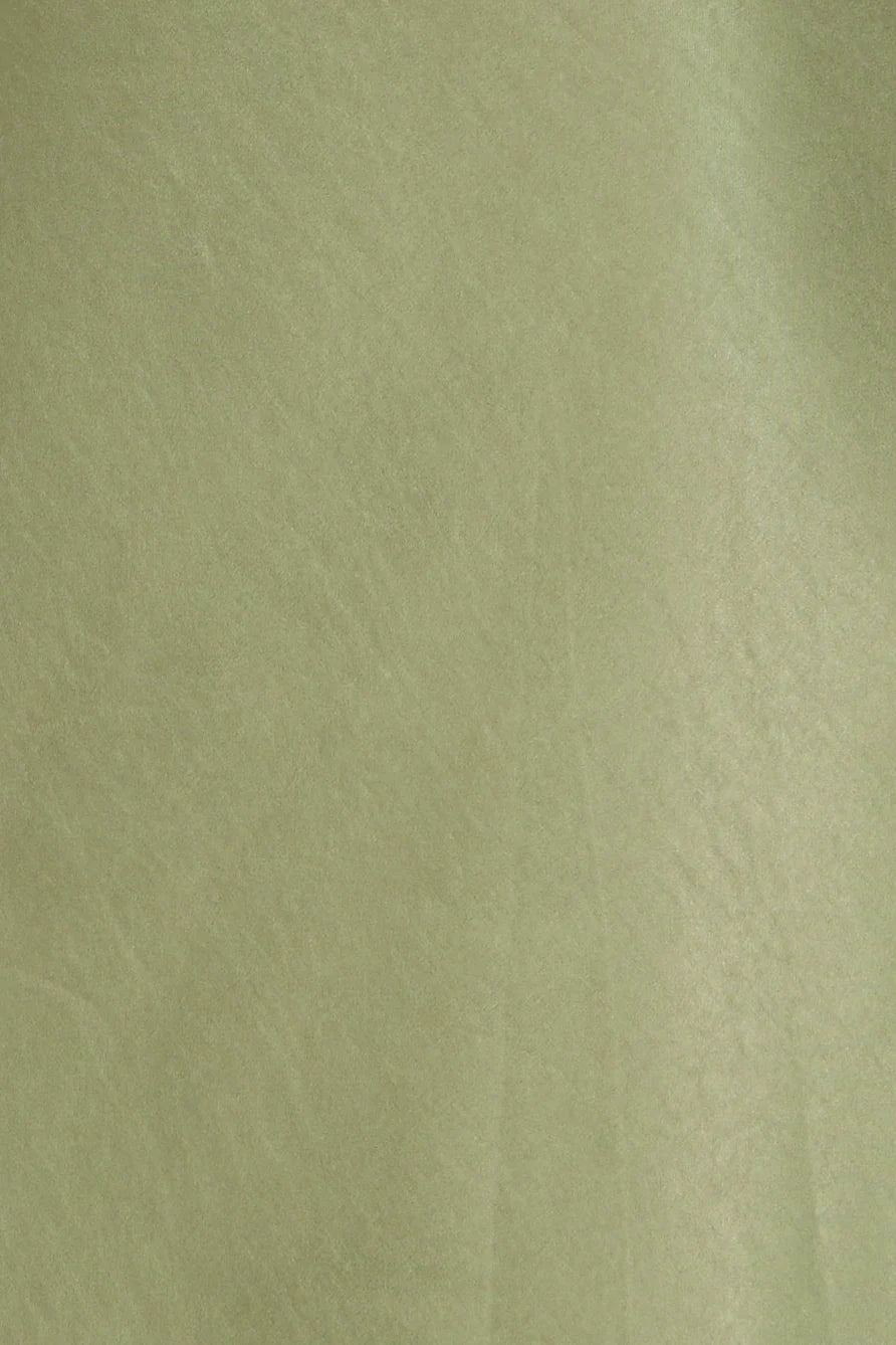 Silk Shimmers Satin Maxi Dress Olive