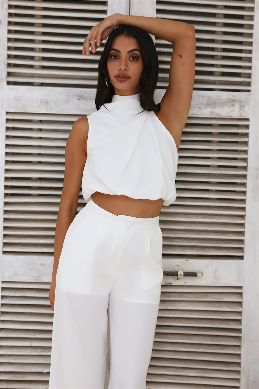 Style At Midnight Pants White