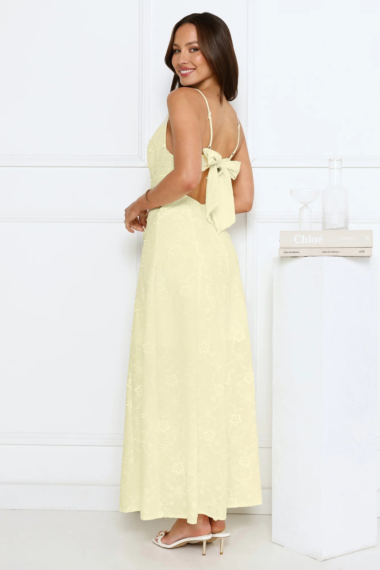 Soft Moonbeam Maxi Dress Yellow