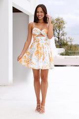 Shore Of Seashells Mini Dress Orange