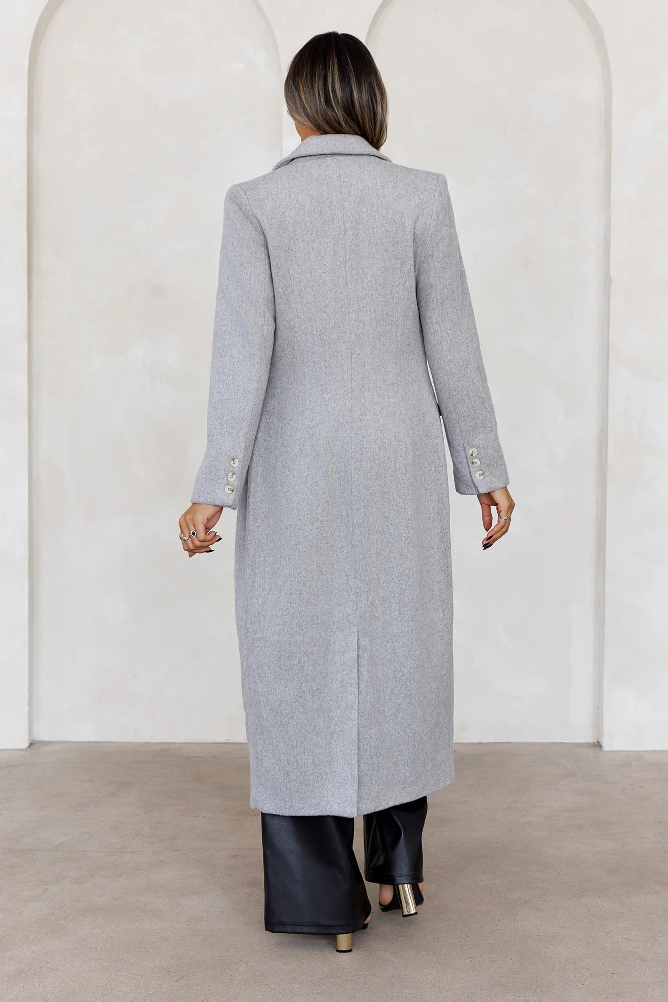 Secret Crush Coat Grey Marle