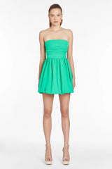 Oscar Attention Snatch Mini Dress Green