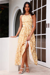 She's Feeling Great Maxi Dress Yellow