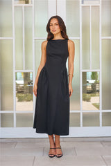 Style Spectacular Midi Dress Black