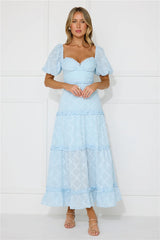 Show My Love Maxi Dress Blue