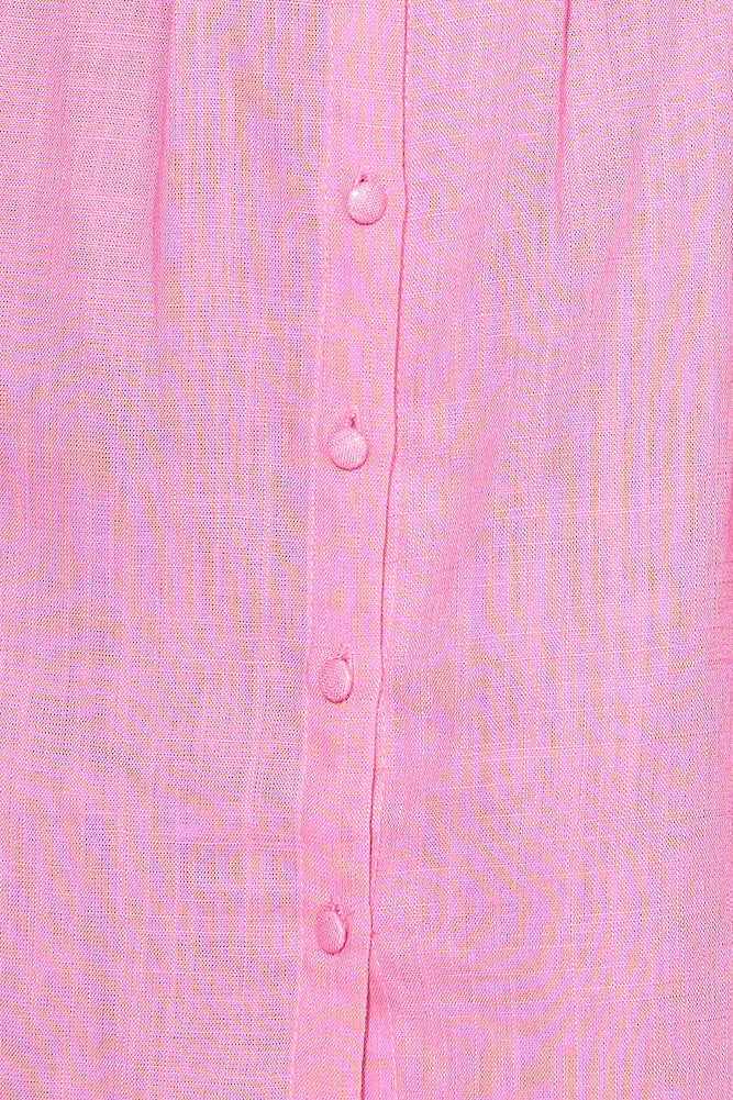 Style Me Your Way Shirt Dress Pink