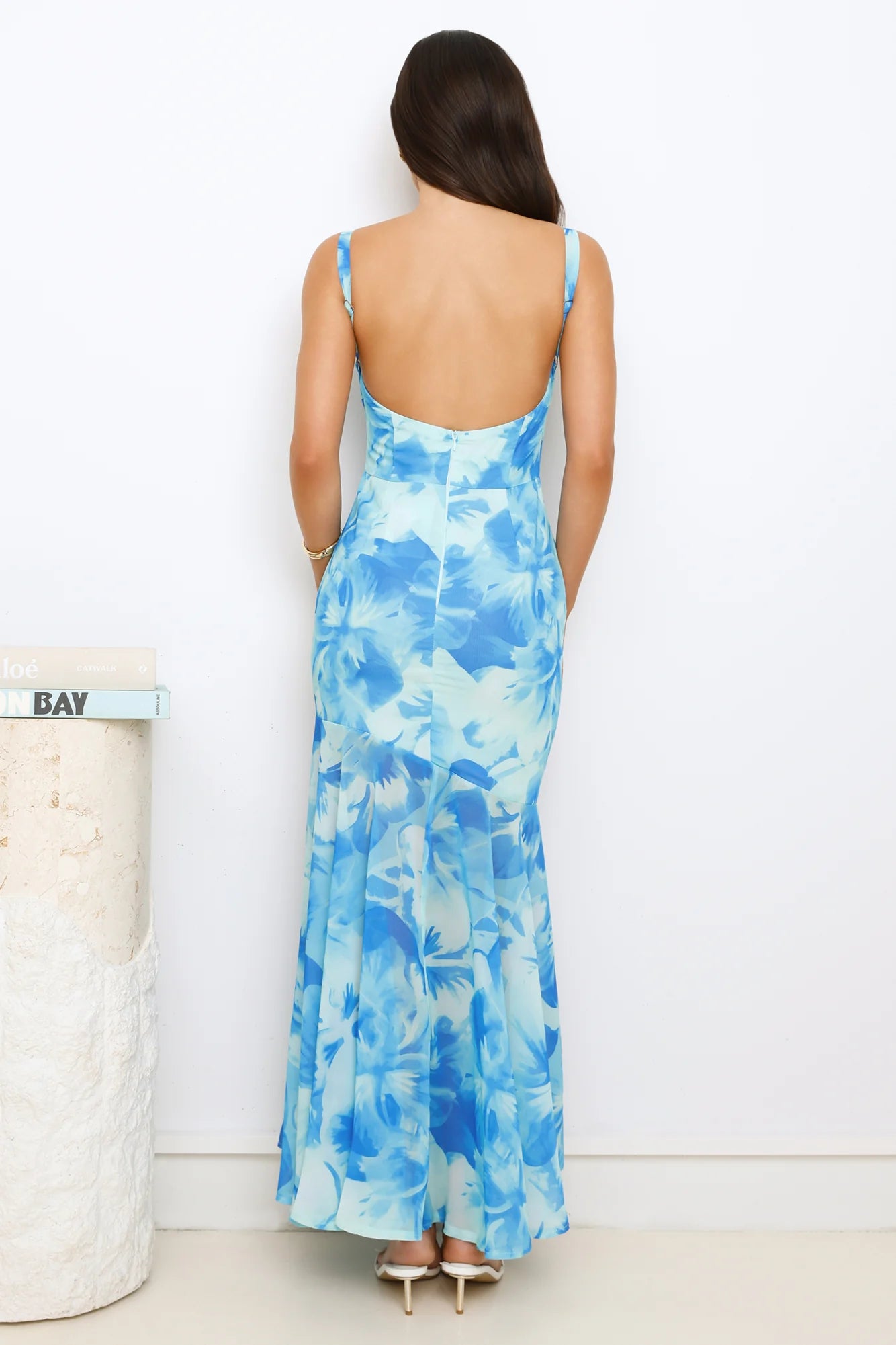 Stars Before Sunrise Maxi Dress Blue