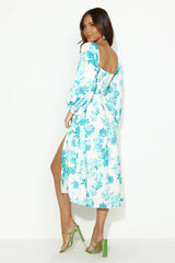 Seeking Fun Midi Dress Green