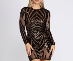 Do It For The Glam Sequin Mini Dress