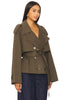 Elodie Eleanor Cropped Trench Coat