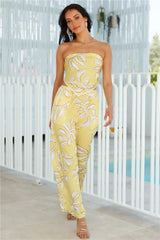 Silkier Style Satin Pants Yellow