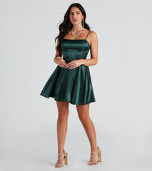 Danielle Lace A-Line Party Dress