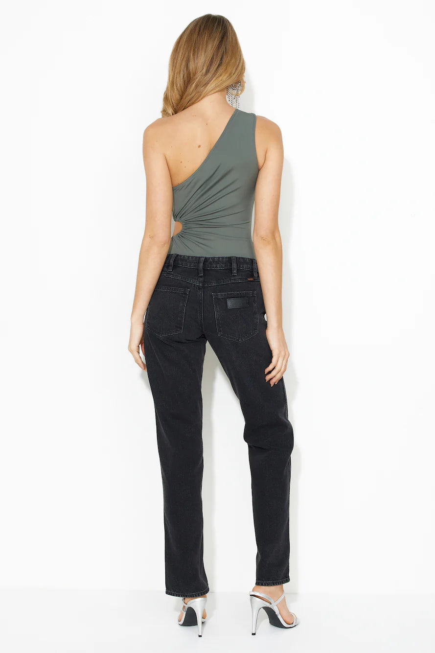 Sunlight One Shoulder Bodysuit Khaki