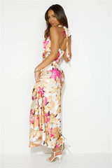 Simply Sleek Maxi Dress Pink