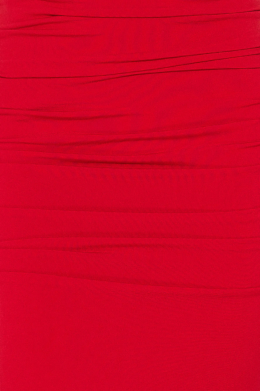 Slay All Day Midi Dress Red