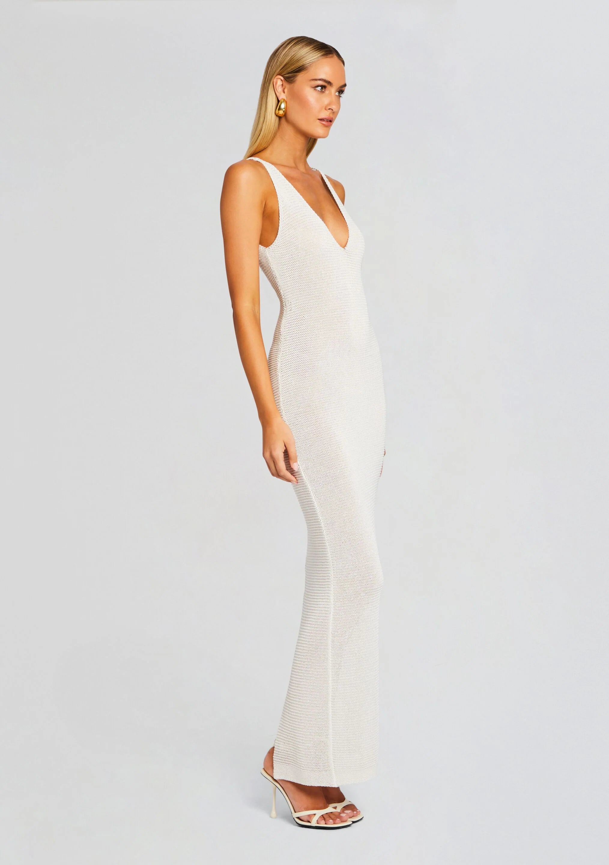 Metallic Knit Dress