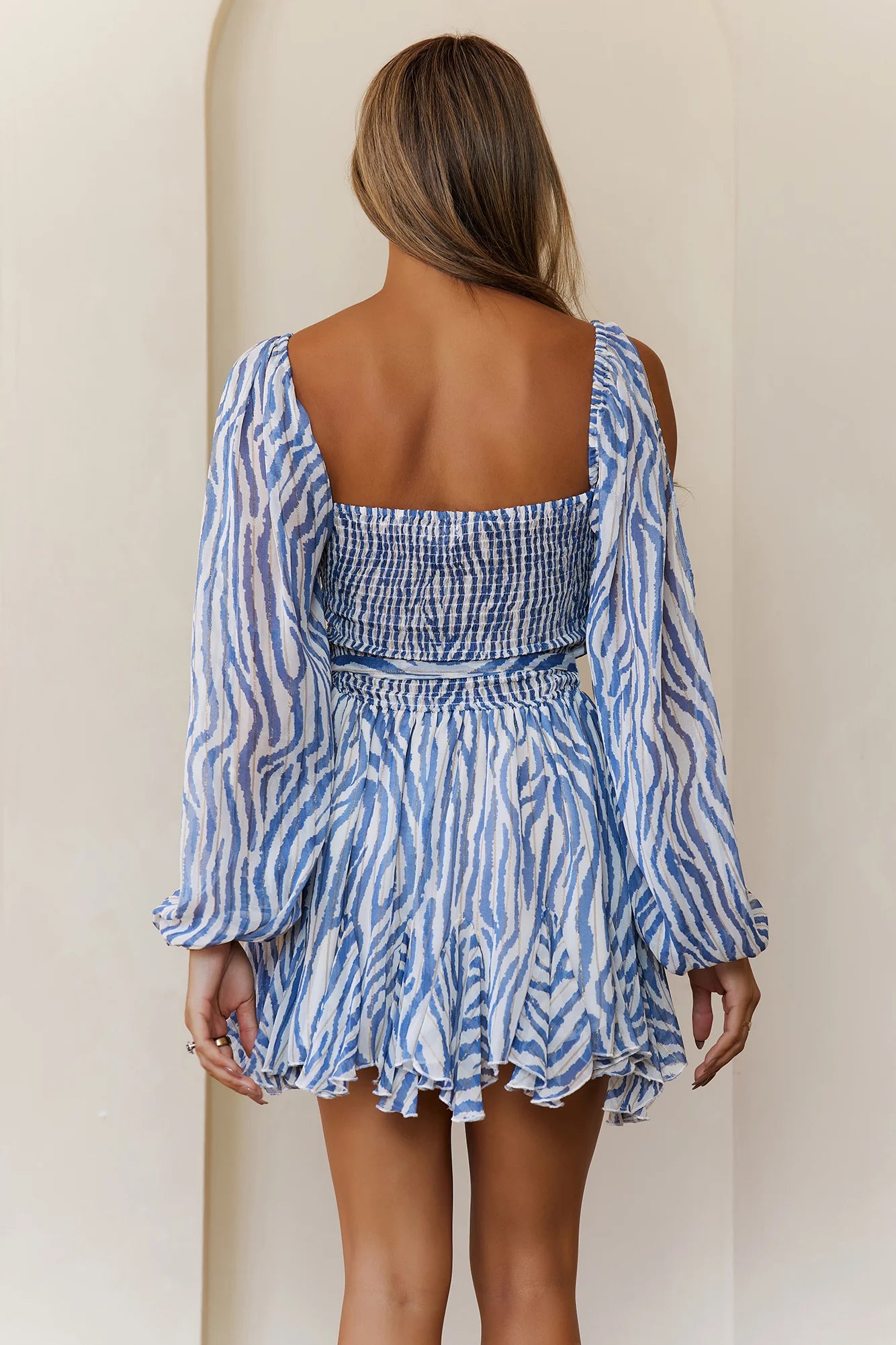 True To You Romper Blue