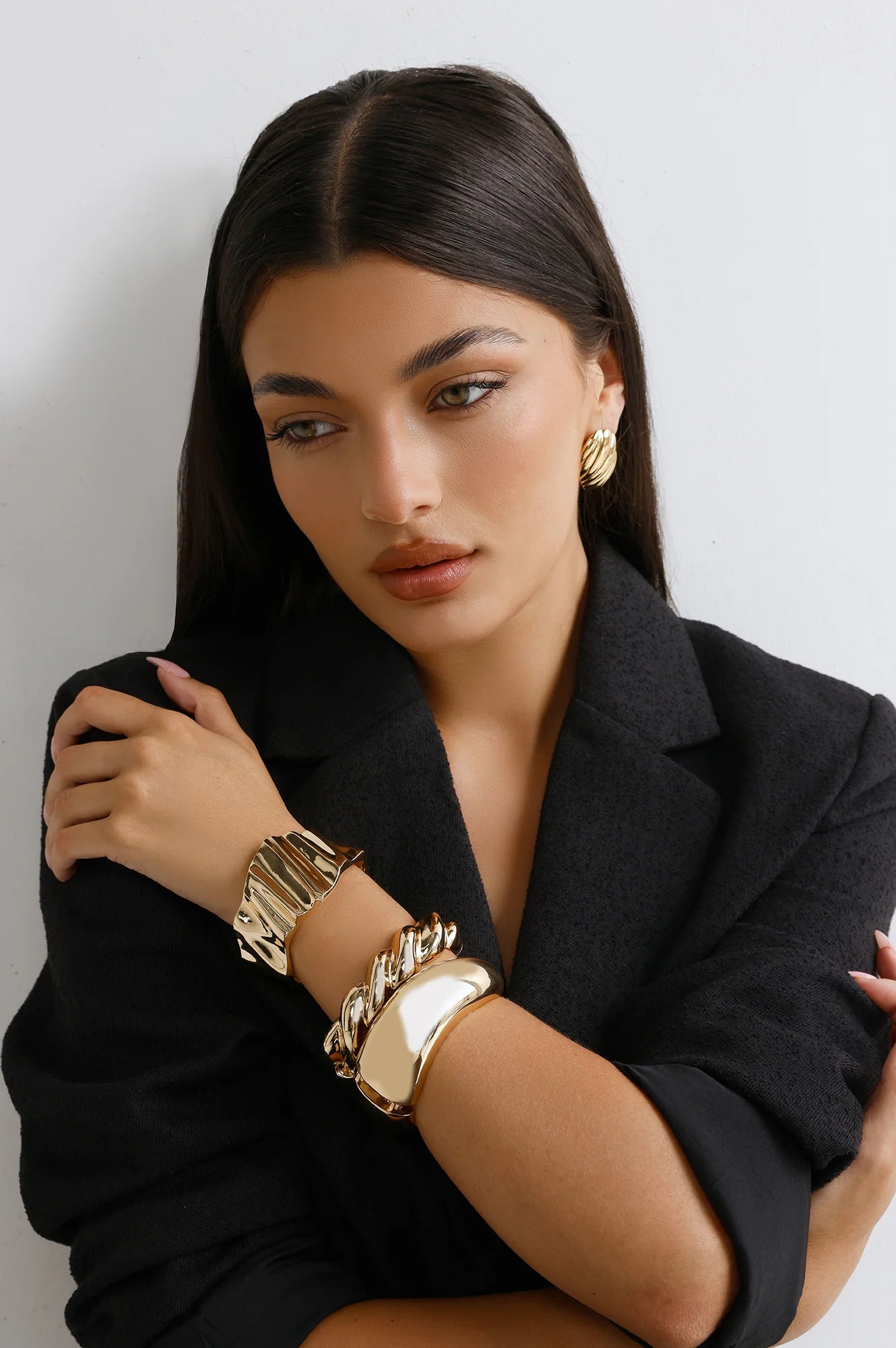 Sent With Love Earrings Gold