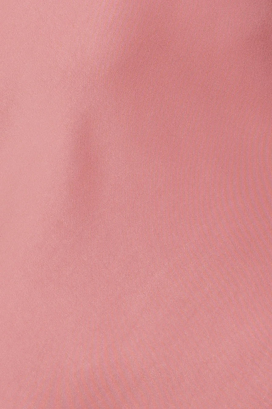 Steal Your Style Satin Mini Dress Rose