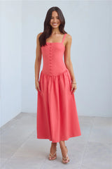 Sunset Seduction Maxi Dress Watermelon