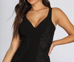 In Lust With Lace Mini Dress