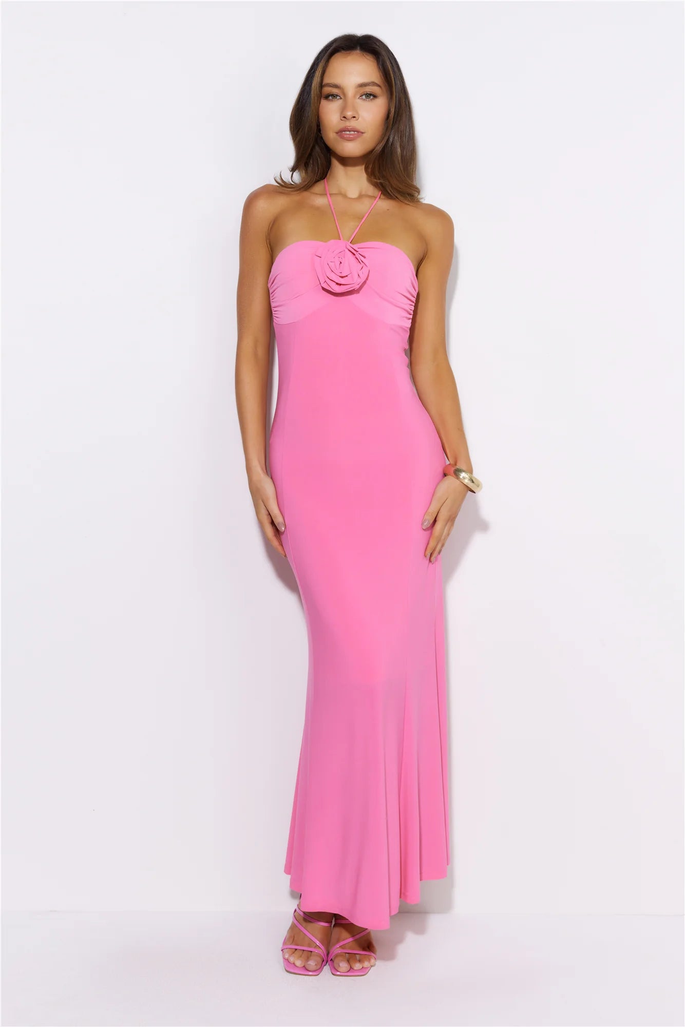 Simply Gorgeous Maxi Dress Pink