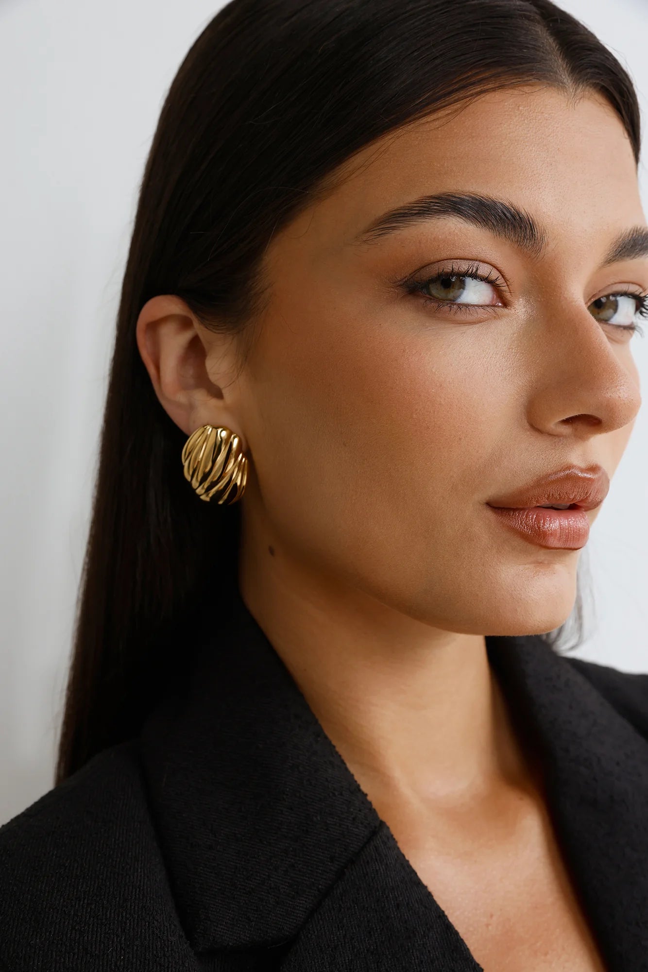 Sent With Love Earrings Gold