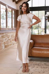 Siren Melody Maxi Dress Champagne